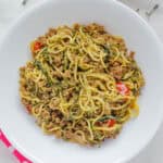 Keto Zucchini Noodles With Ground Beef
