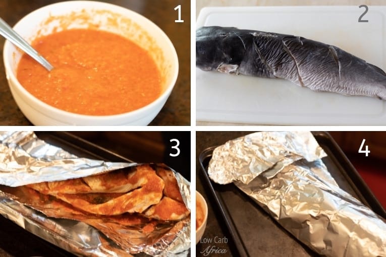 steps for how to make whole baked fish in the oven.