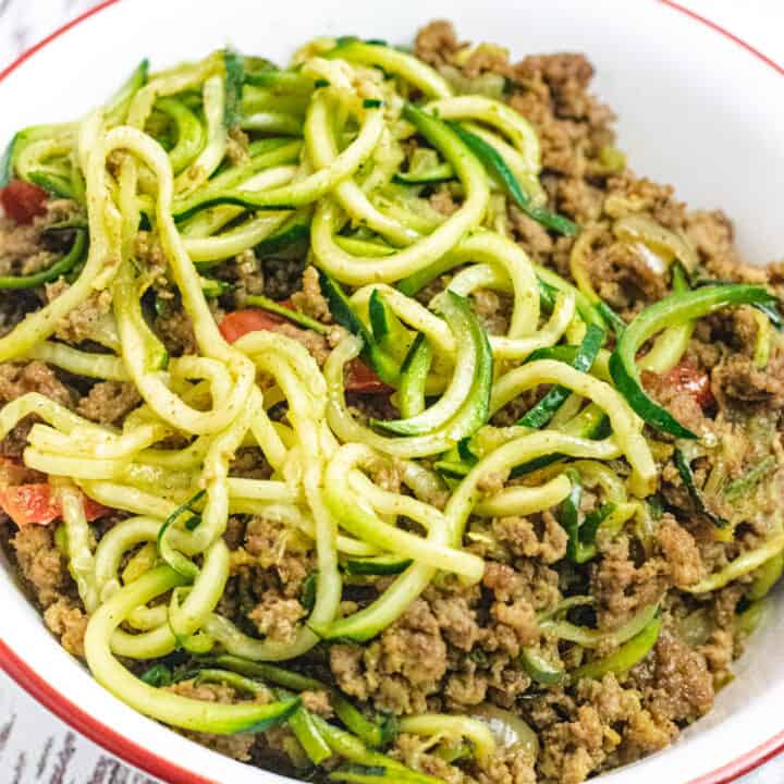 Zucchini with Ground Beef - Low Carb Africa