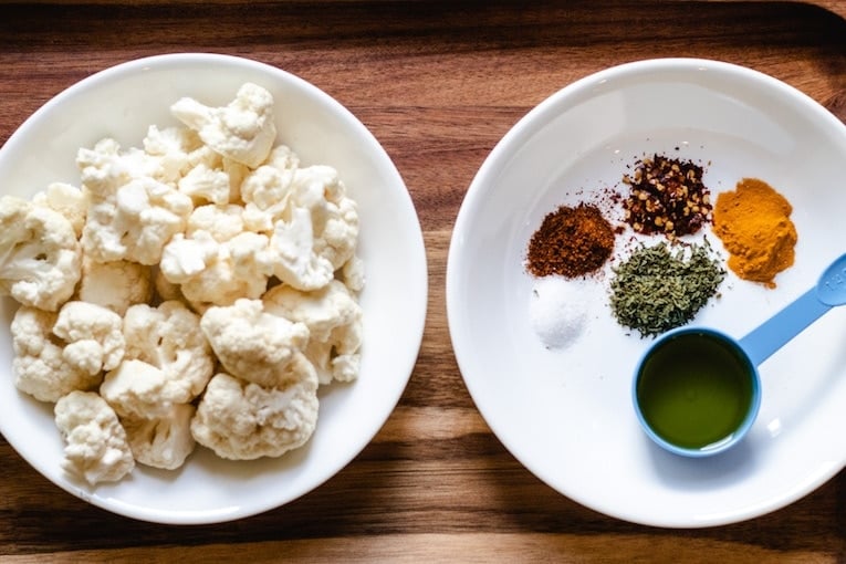 image of cauliflower and spices