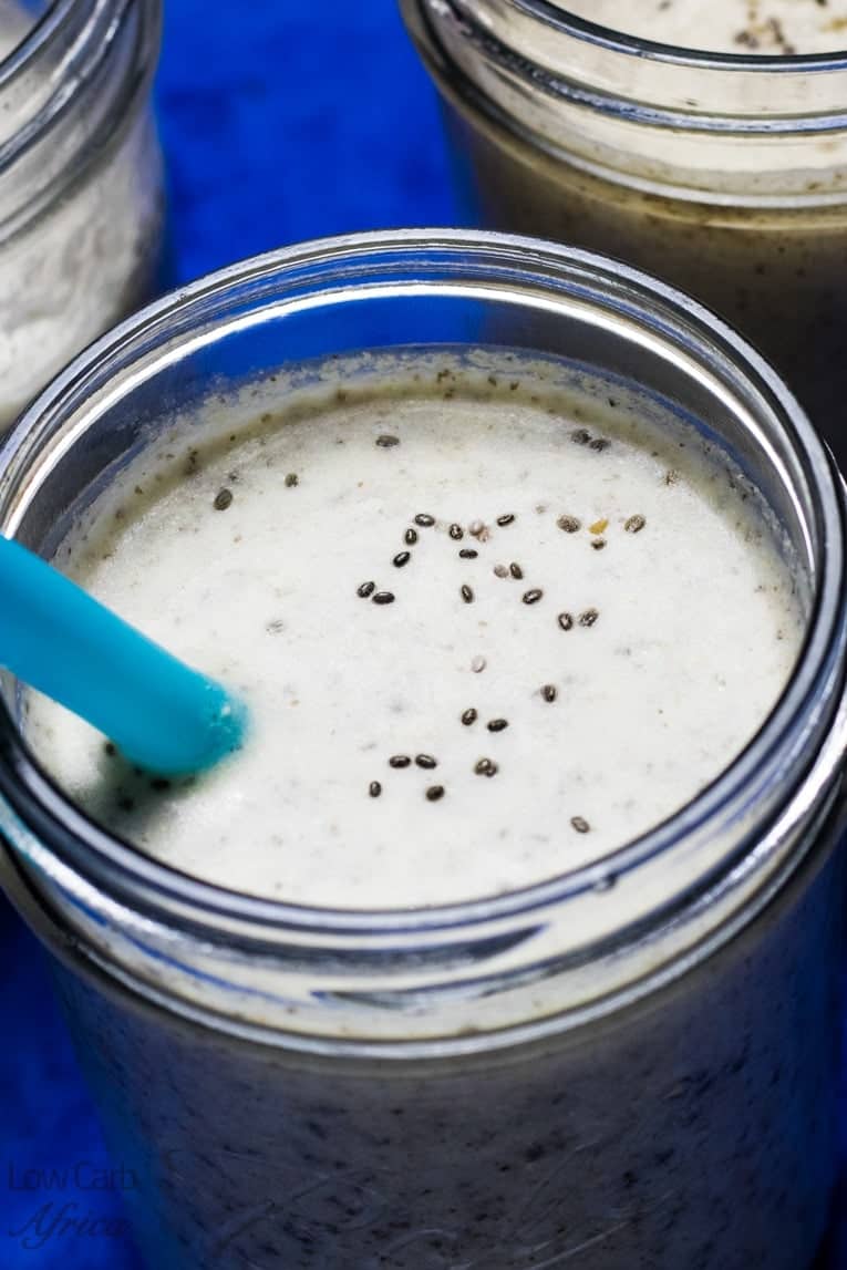 Vanilla Chia Seed Protein Smoothie - Low Carb Africa