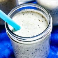 vanilla chia seed smoothie featured image