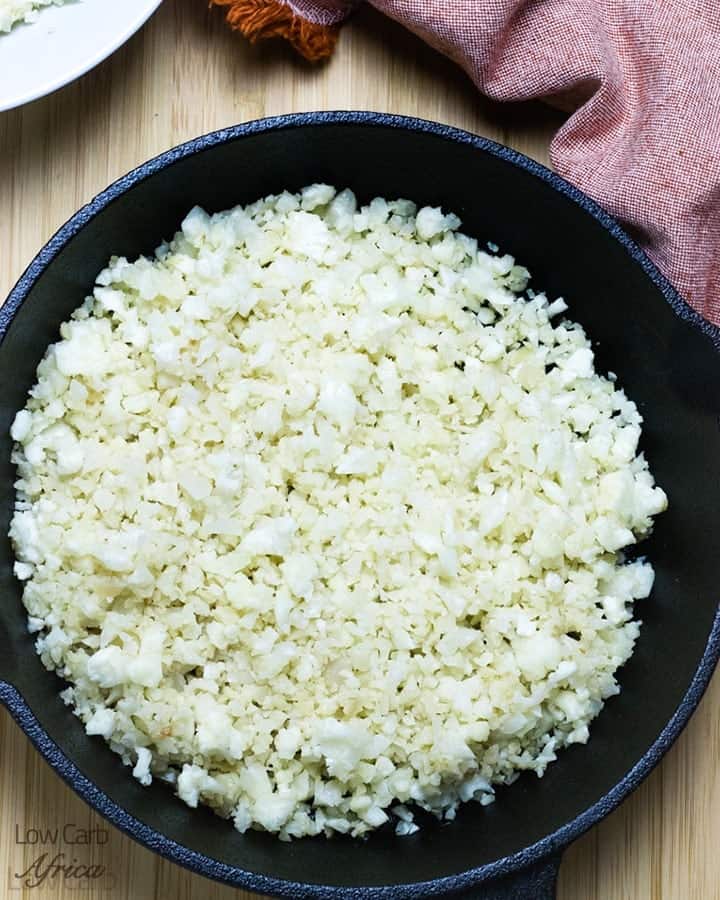 How To Cook Cauliflower Rice Low Carb Africa