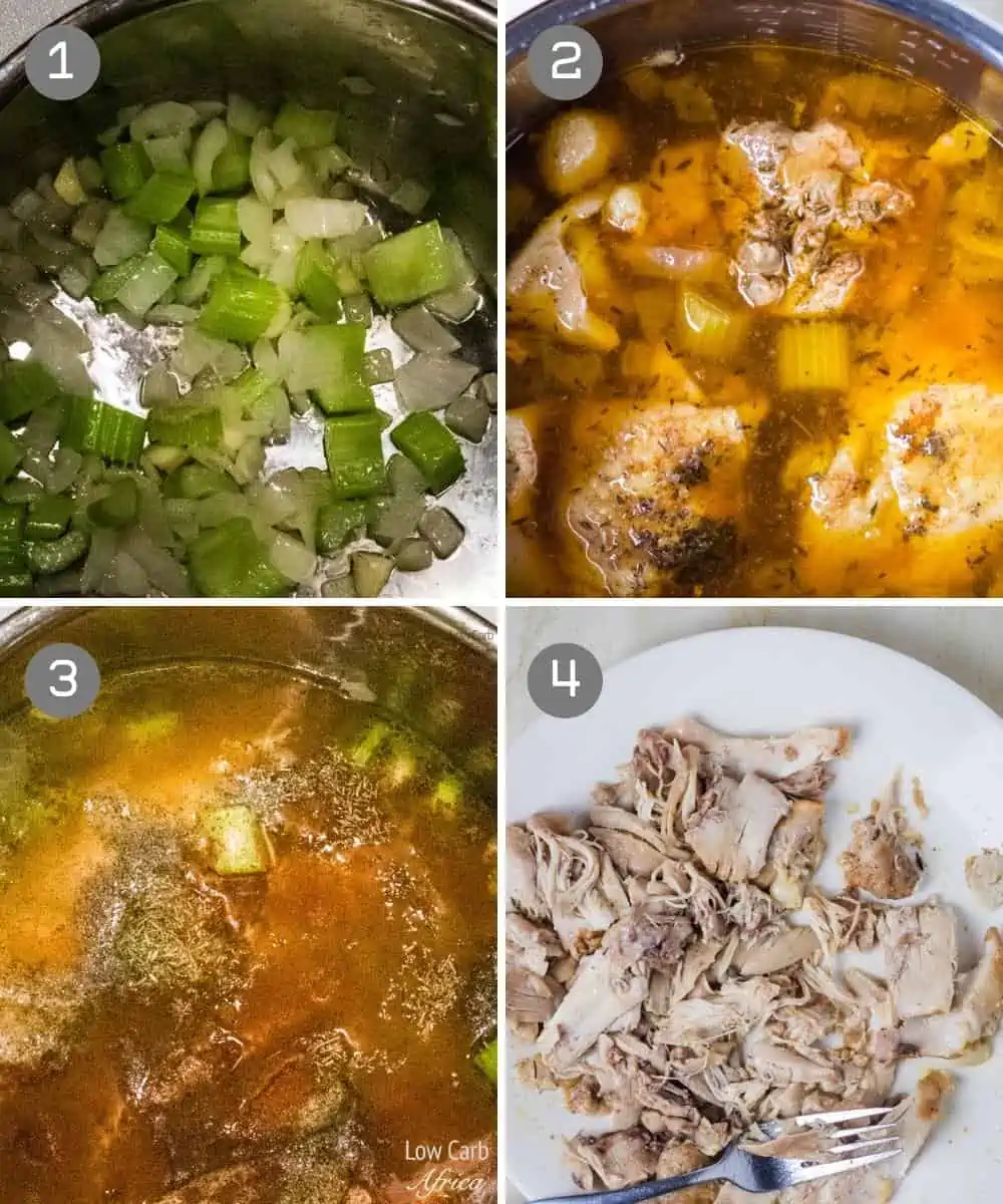 how to prepare keto chicken noodle soup