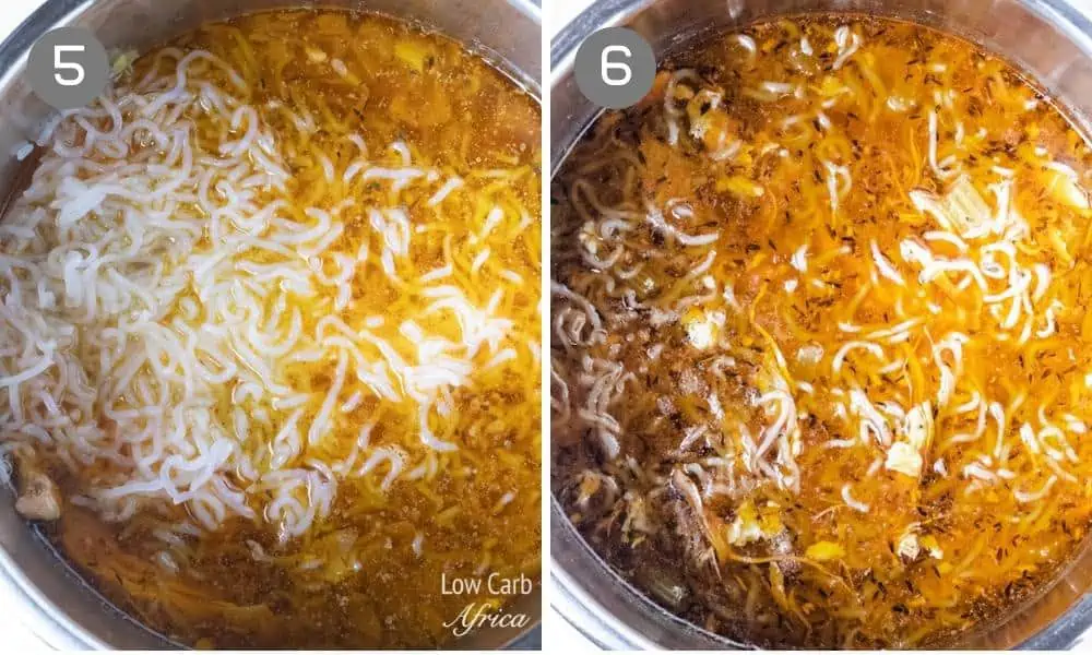 how to prepare keto chicken noodle soup