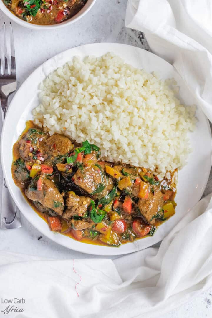 Lamb Curry with Coconut Milk - Low Carb Africa