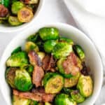 Stir-fried Brussels Sprouts with Bacon