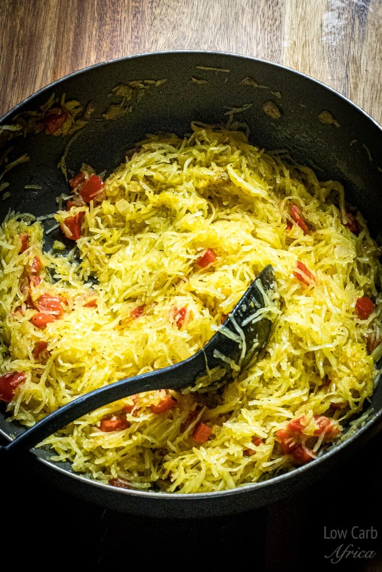tasty spaghetti squash recipe final preparation steps