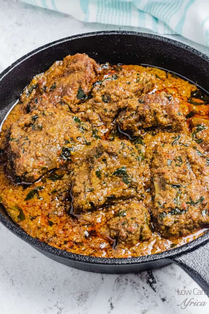 Beniseed Soup (African Sesame Seed Stew) - Low Carb Africa