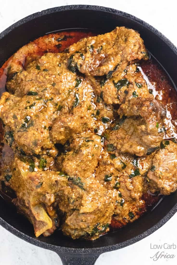 Beniseed Soup (African Sesame Seed Stew) - Low Carb Africa