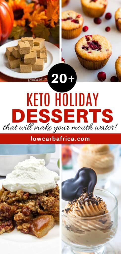 20+ Scrumptious Keto Holiday Desserts - Low Carb Africa