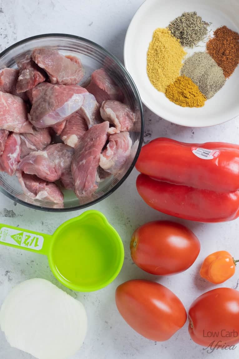 ingredients used to make nigerian beef stew