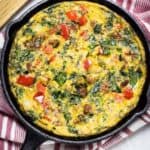 Sausage and Spinach Frittata