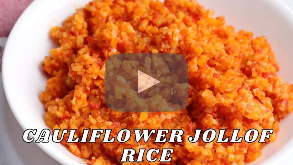 cauliflower jollof rice youtube video link