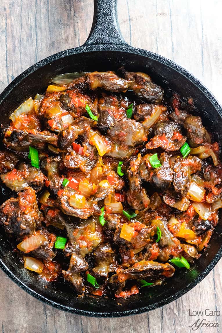 Peppered Gizzard - Low Carb Africa