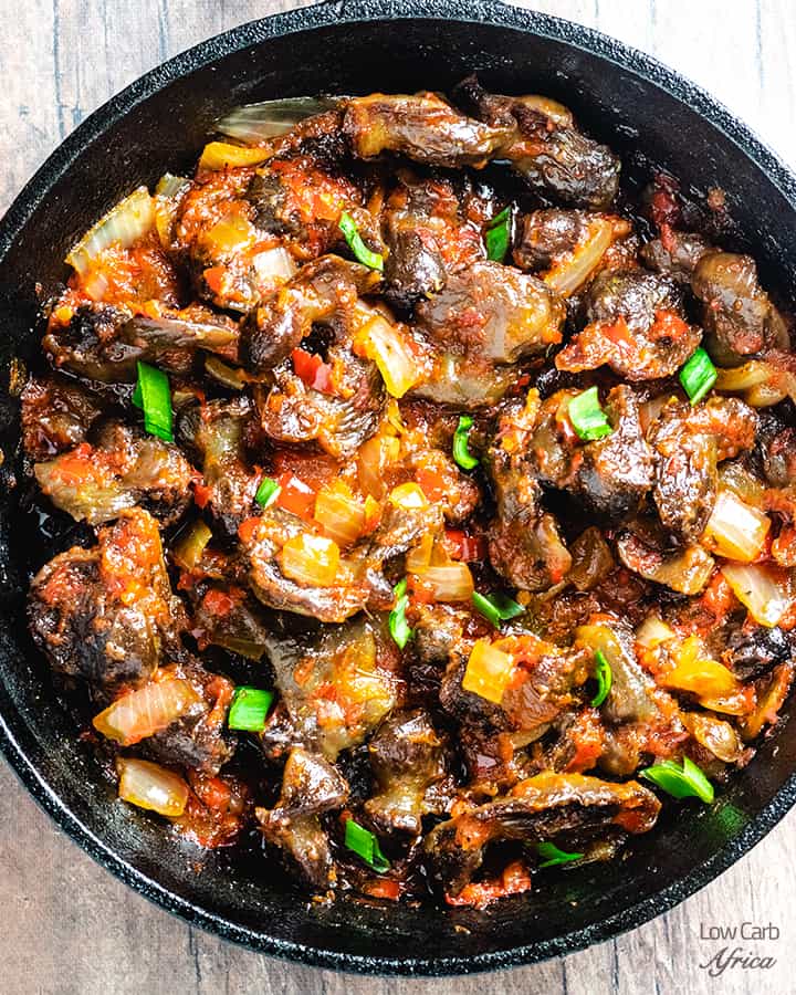 Peppered Gizzard - Low Carb Africa