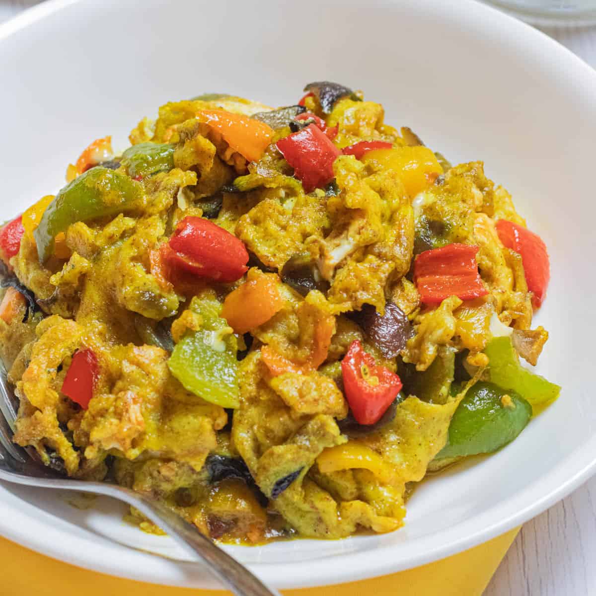Scrambled Eggs and Veggies