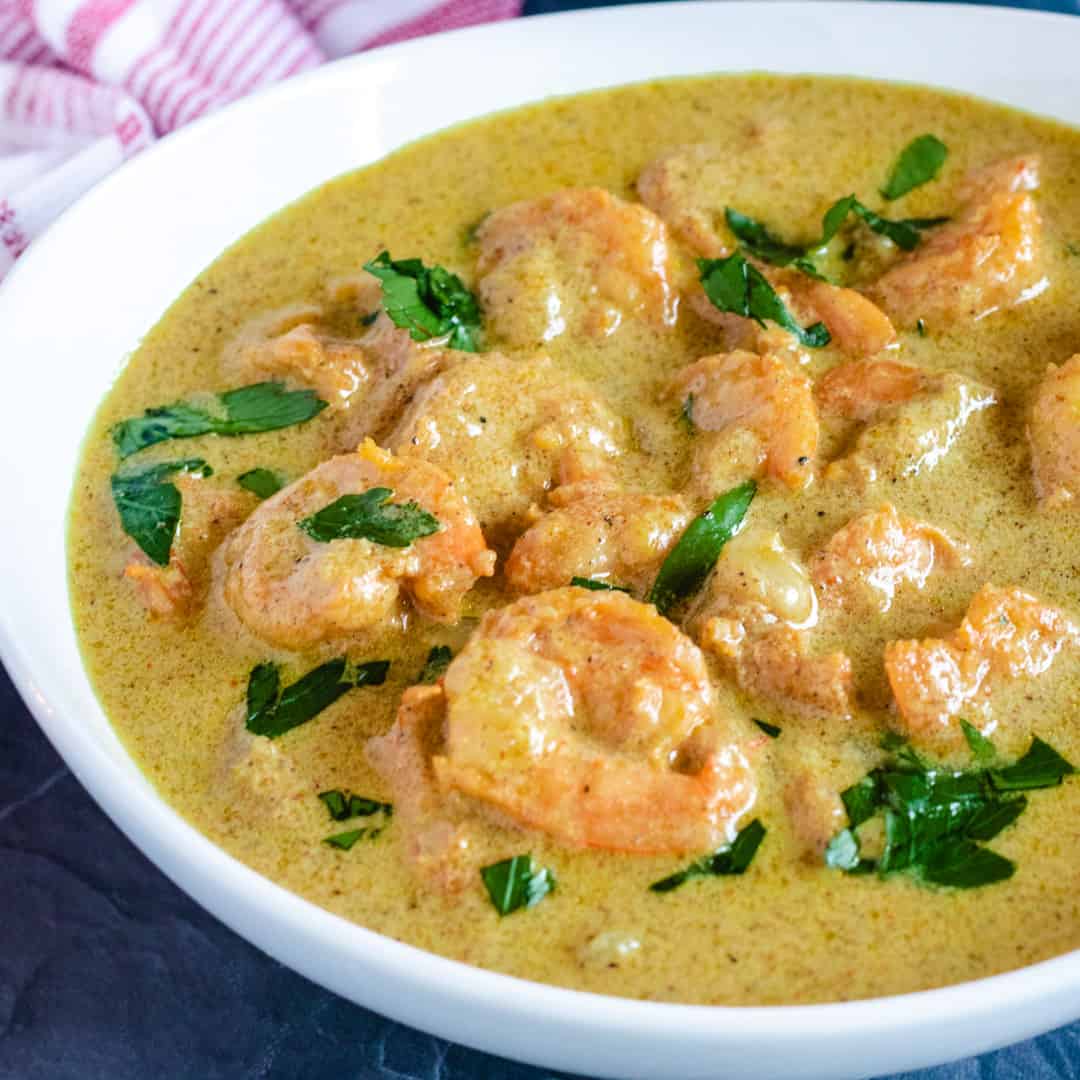 Keto Shrimp Coconut Curry - Low Carb Africa