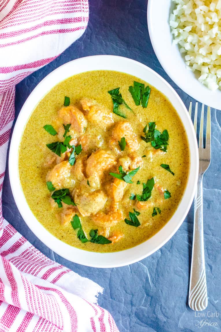 Keto Shrimp Coconut Curry blog 1