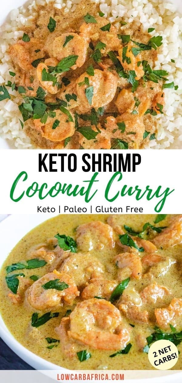 Keto Shrimp Coconut Curry - Low Carb Africa
