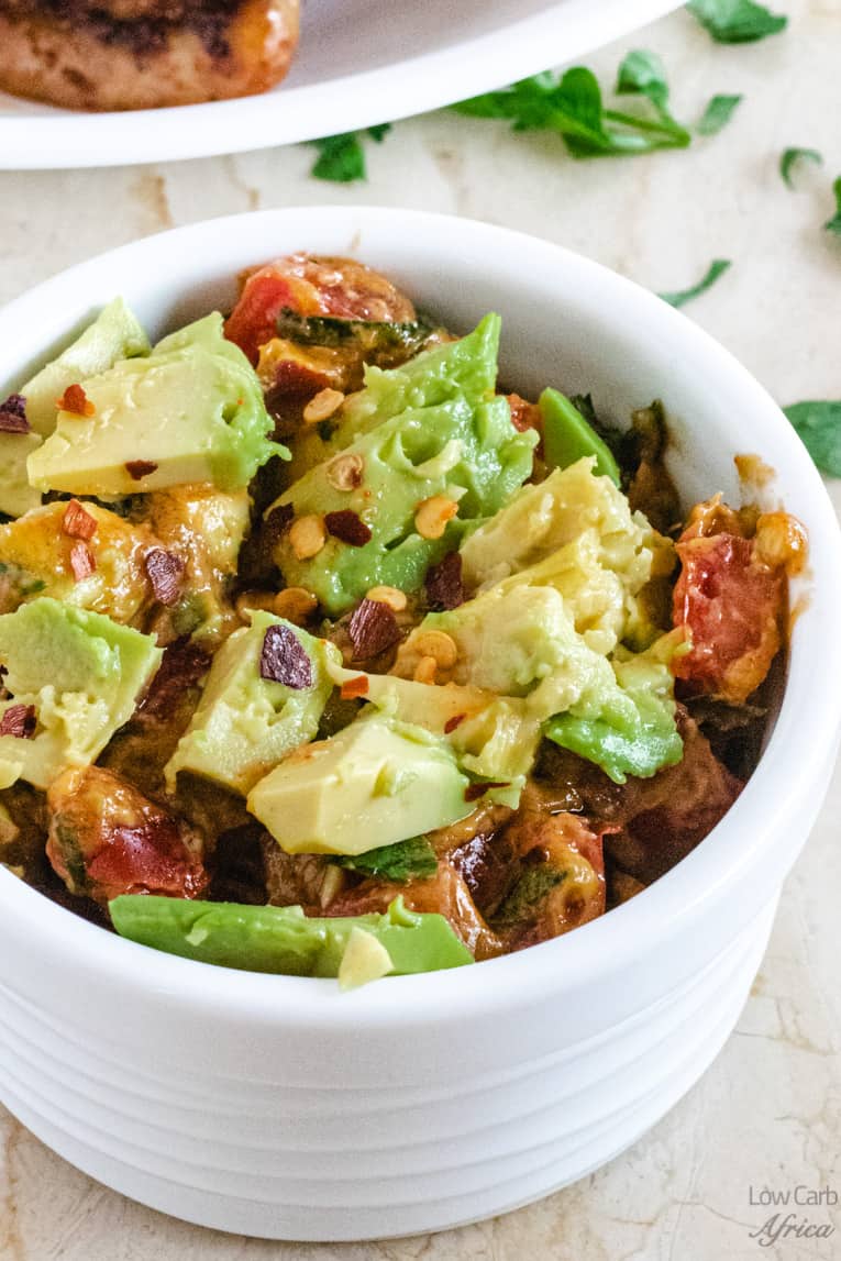 closeup image of avocado salsa