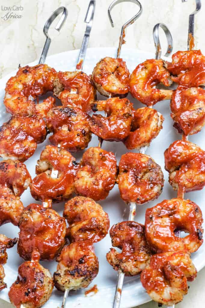 Bbq Shrimp Skewers - Low Carb Africa