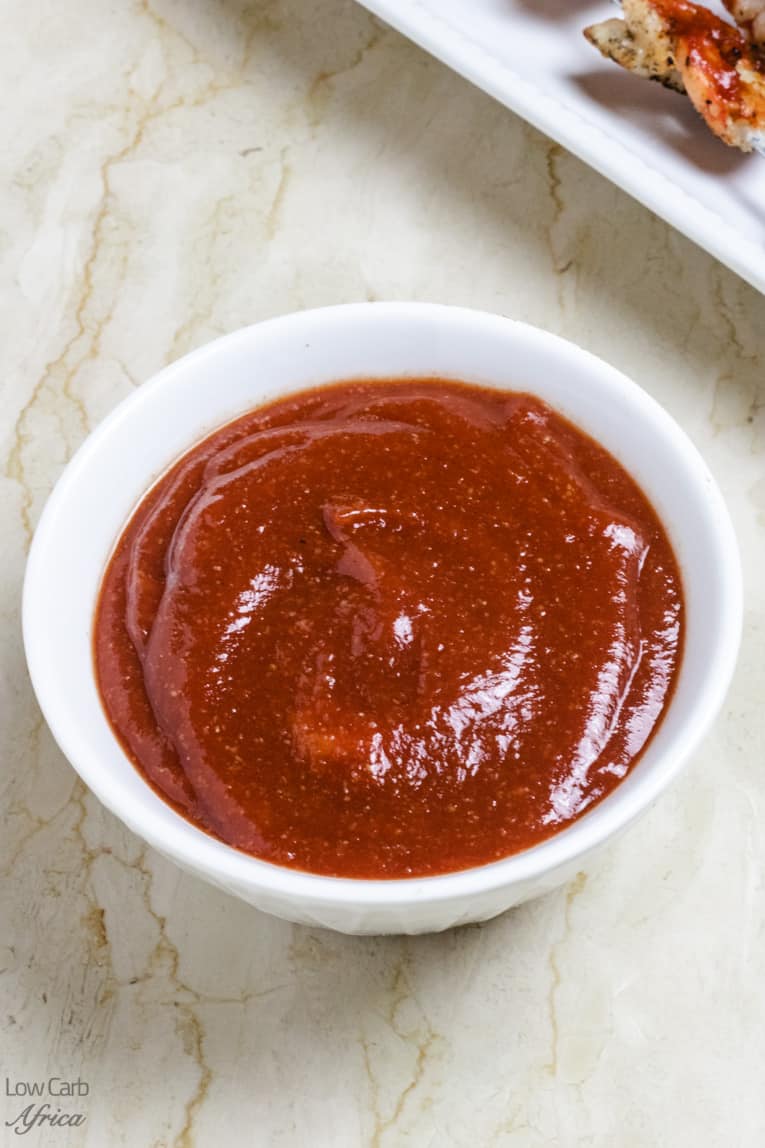another image of keto bbq sauce