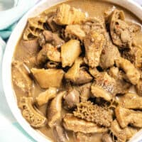 nigerian pepper soup with assorted meat