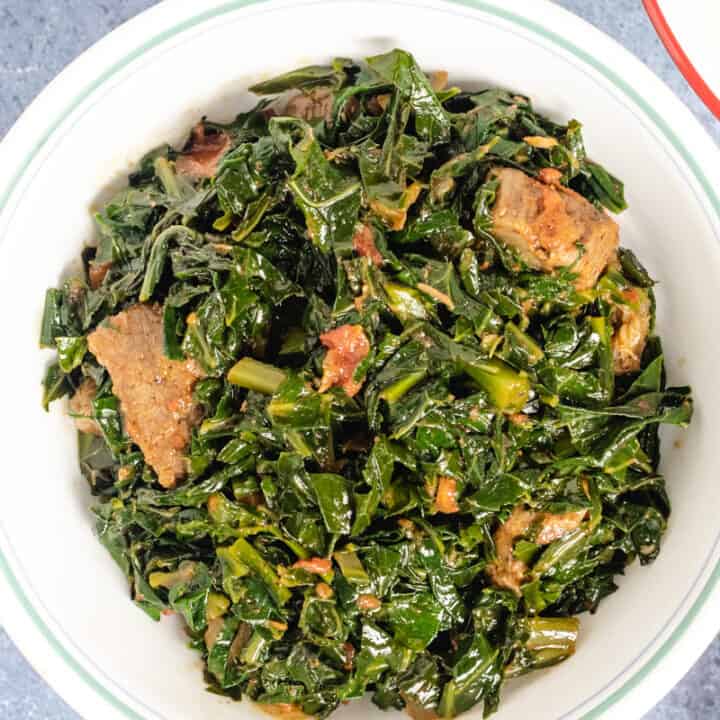 Sukuma Wiki (Kenyan Collard Greens) - Low Carb Africa