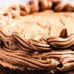 easy keto chocolate cake pinterest image