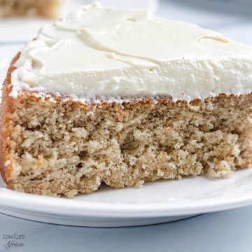 low carb keto spice cake