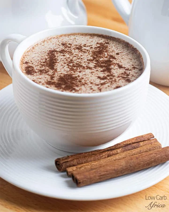 image of keto coffee in a cup