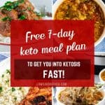 Free 7 Day Keto Meal Plan