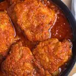Nigerian Chicken Stew close up shot of African chicken stew