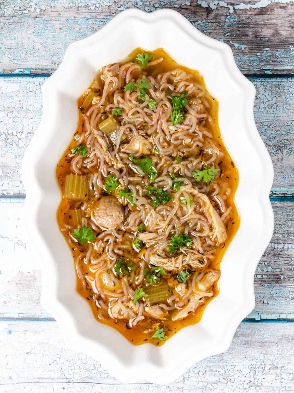 Keto Shirataki Chicken Noodle Soup - Low Carb Africa