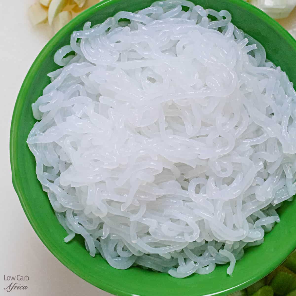 bowl of miracle noodles