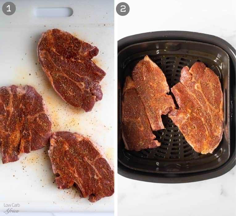 how to prepare lamb chops in the air fryer