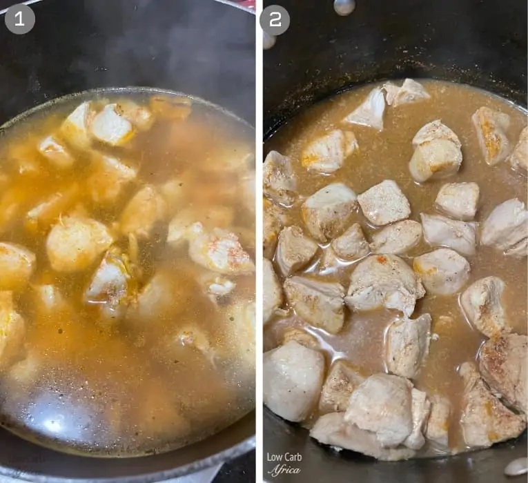 steps to make Nigerian chicken pepper soup