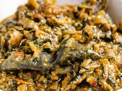 Fumbwa (Congolese Spinach Stew Recipe)