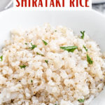 shirataki rice pinterest image