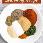 Chicken seasoning recipe - Pinterest