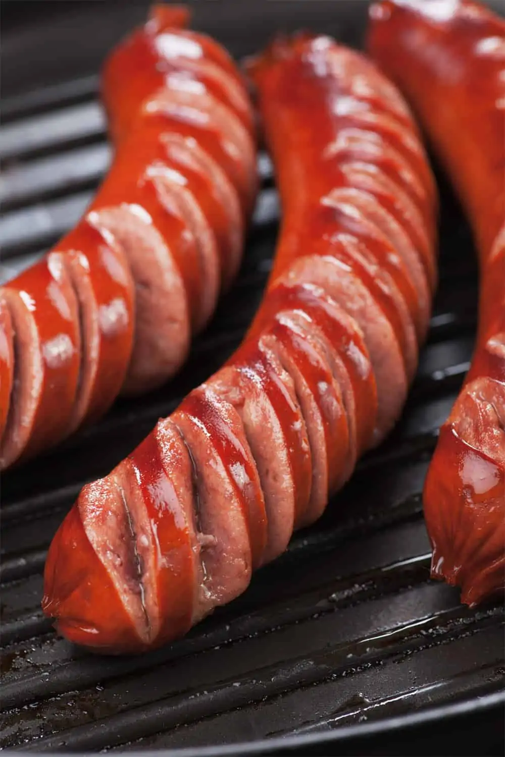 sausage on a grill