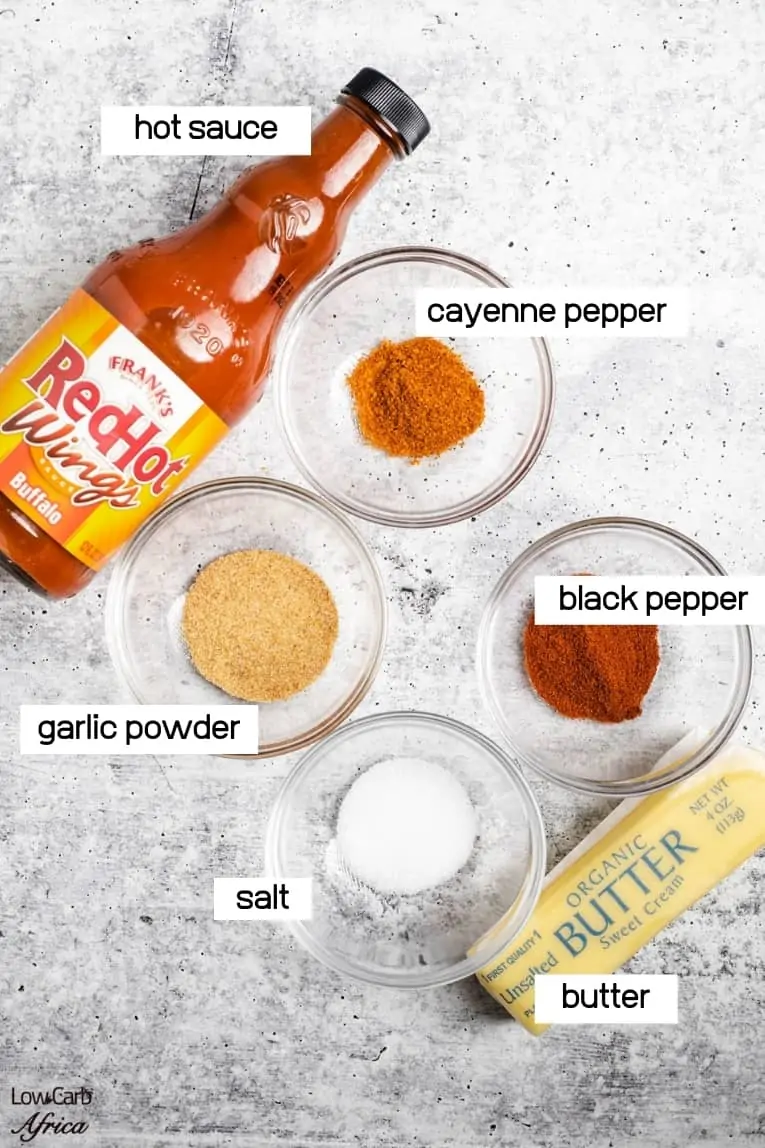 ingredients to make keto hot sauce