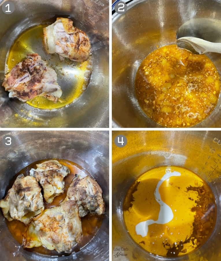 How to cook chicken thighs in instant pot.