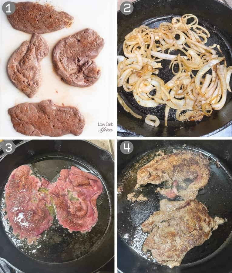 steps to create liver and onions recipe