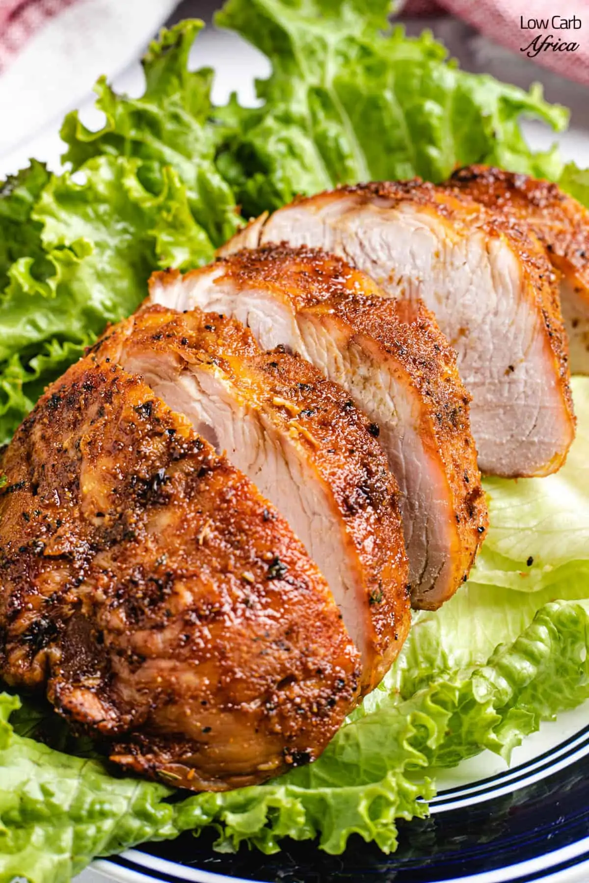 Air Fryer Turkey Breast - holiday main course packed full of flavor!