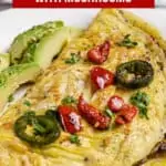 Spicy Omelet with Mushrooms Pinterest