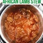 Instant Pot African Lamb Stew-Pinterest image