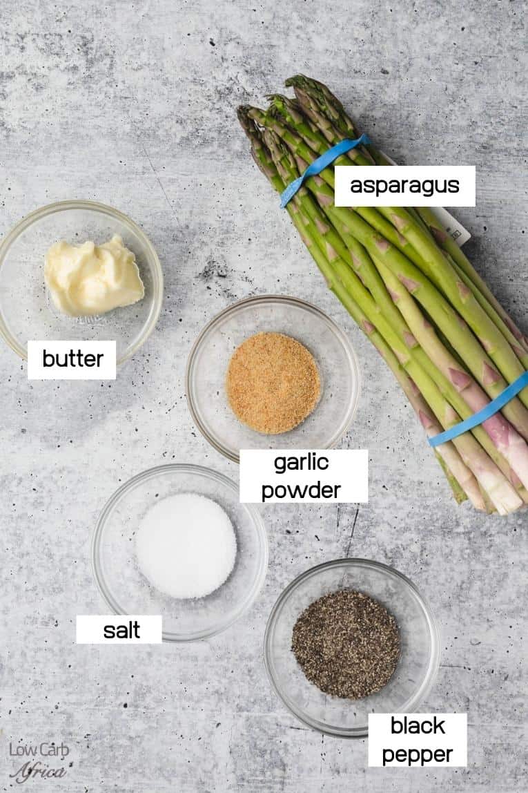asparagus and spices