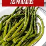 Instant pot asparagus-pinterest image